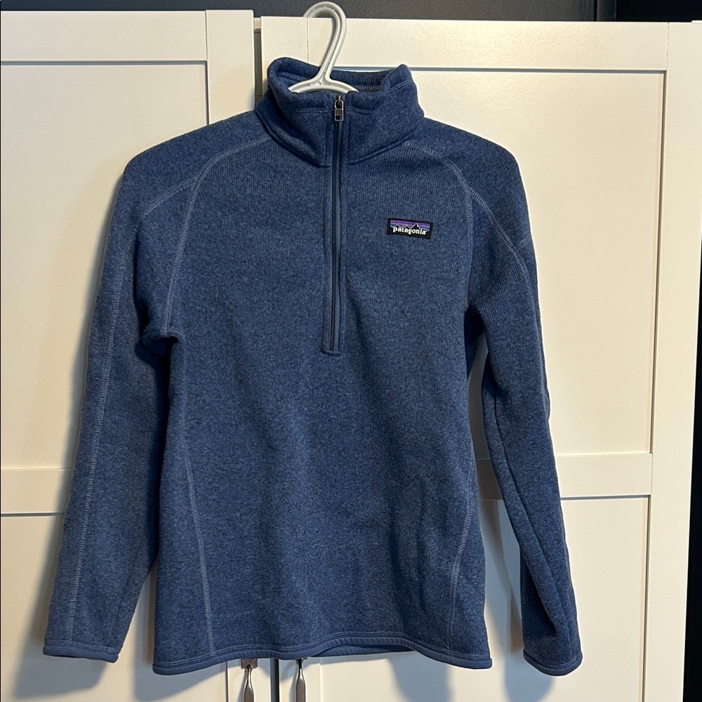 Patagonia Navy Quarter-Zip Fleece XS